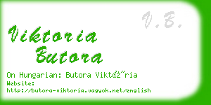 viktoria butora business card